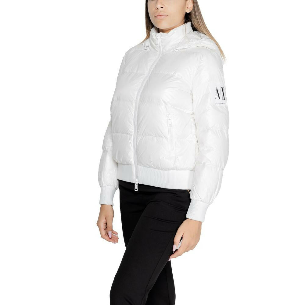 Armani Exchange White Polyamide Jackets & Coat.
