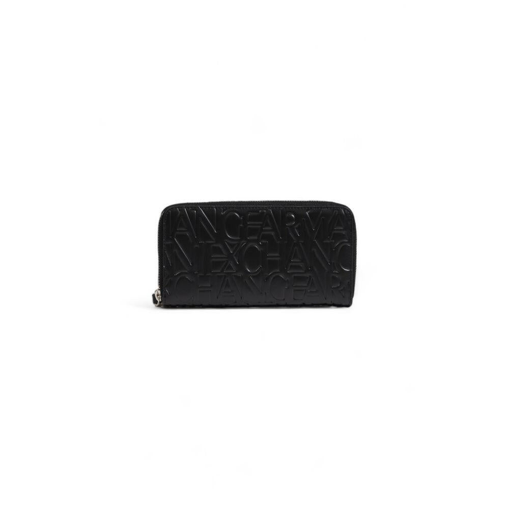 Armani Exchange Black Polyethylene Wallet.