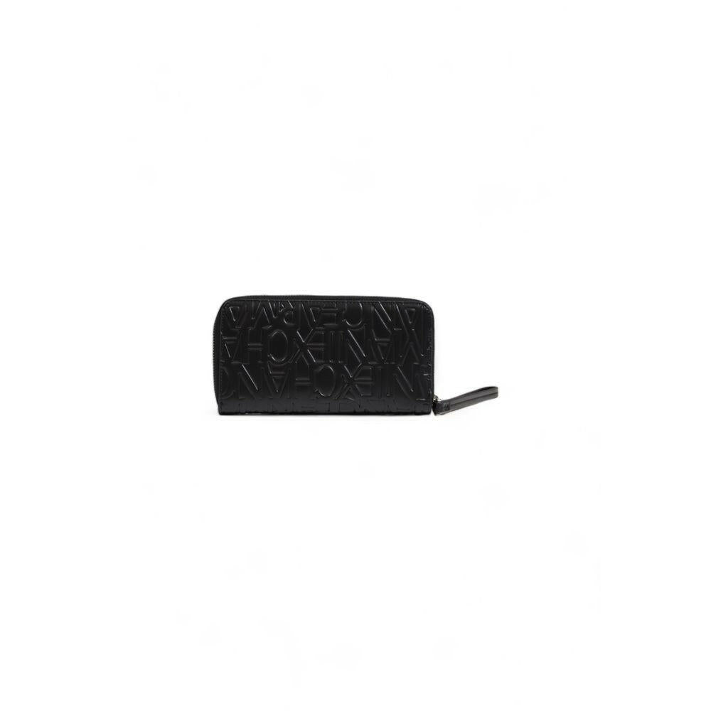 Armani Exchange Black Polyethylene Wallet.
