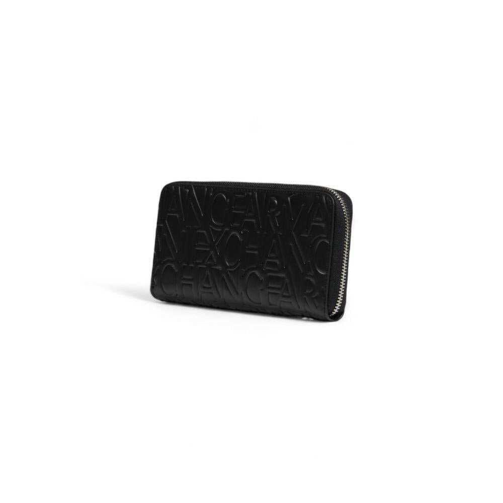 Armani Exchange Black Polyethylene Wallet.