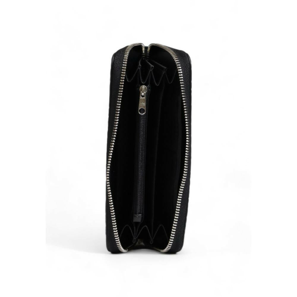 Armani Exchange Black Polyethylene Wallet.
