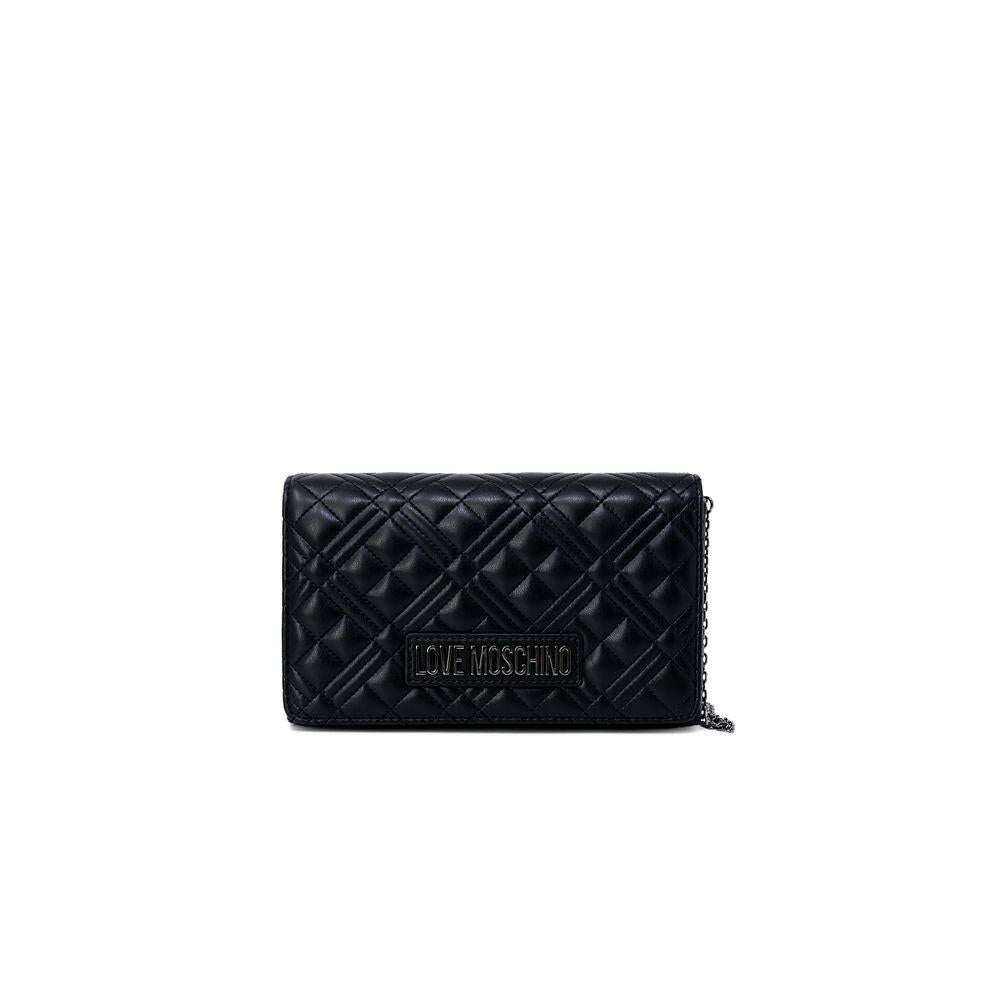 Love Moschino Bicolor Polyethylene Handbag.
