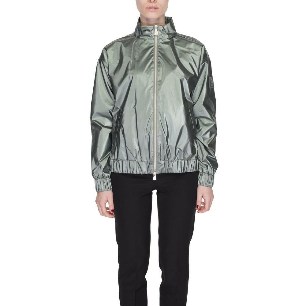 Suns Green Polyester Jackets & Coat.
