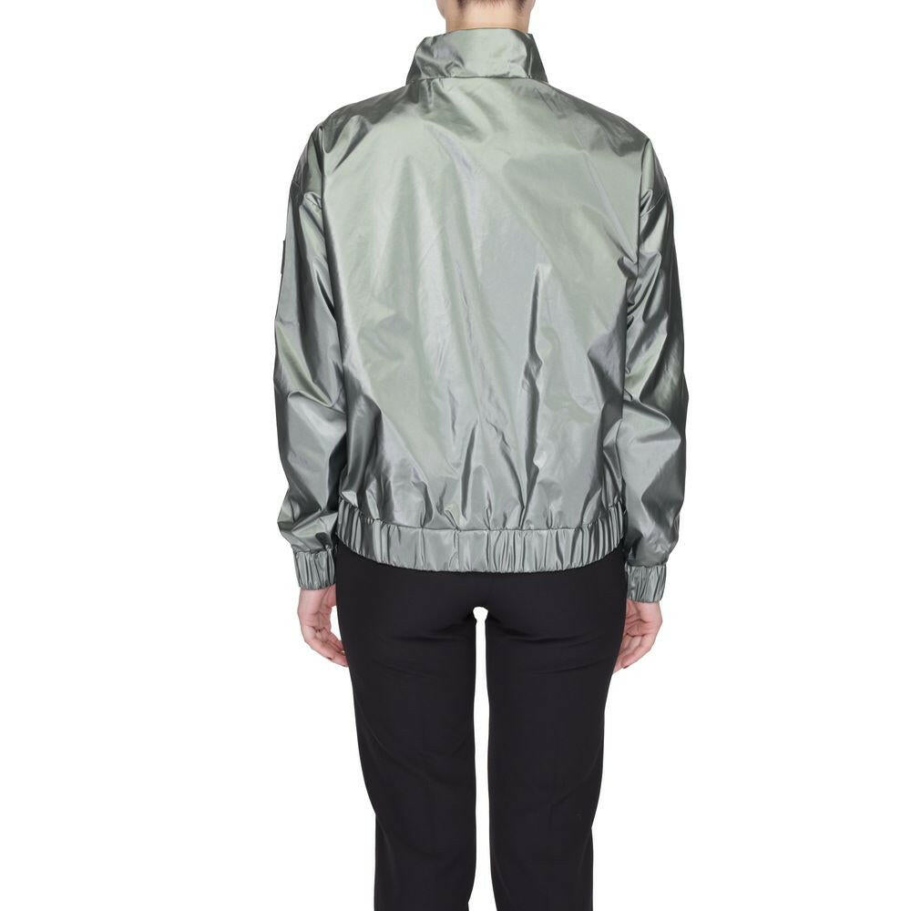 Suns Green Polyester Jackets & Coat.