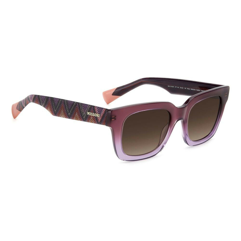 Missoni Purple Acetate Sunglasses.