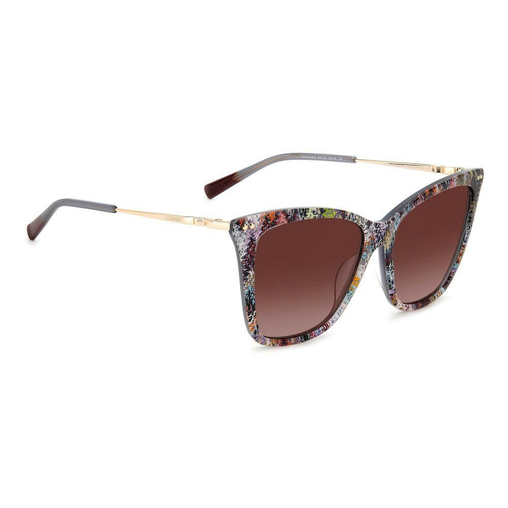 Missoni Multicolor Acetate Sunglasses.