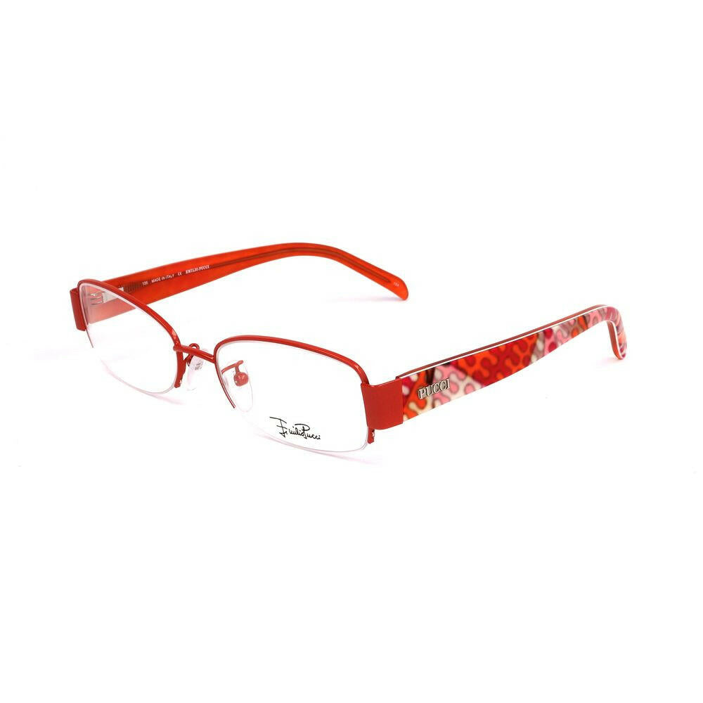 Emilio Pucci Orange Metal Frames.