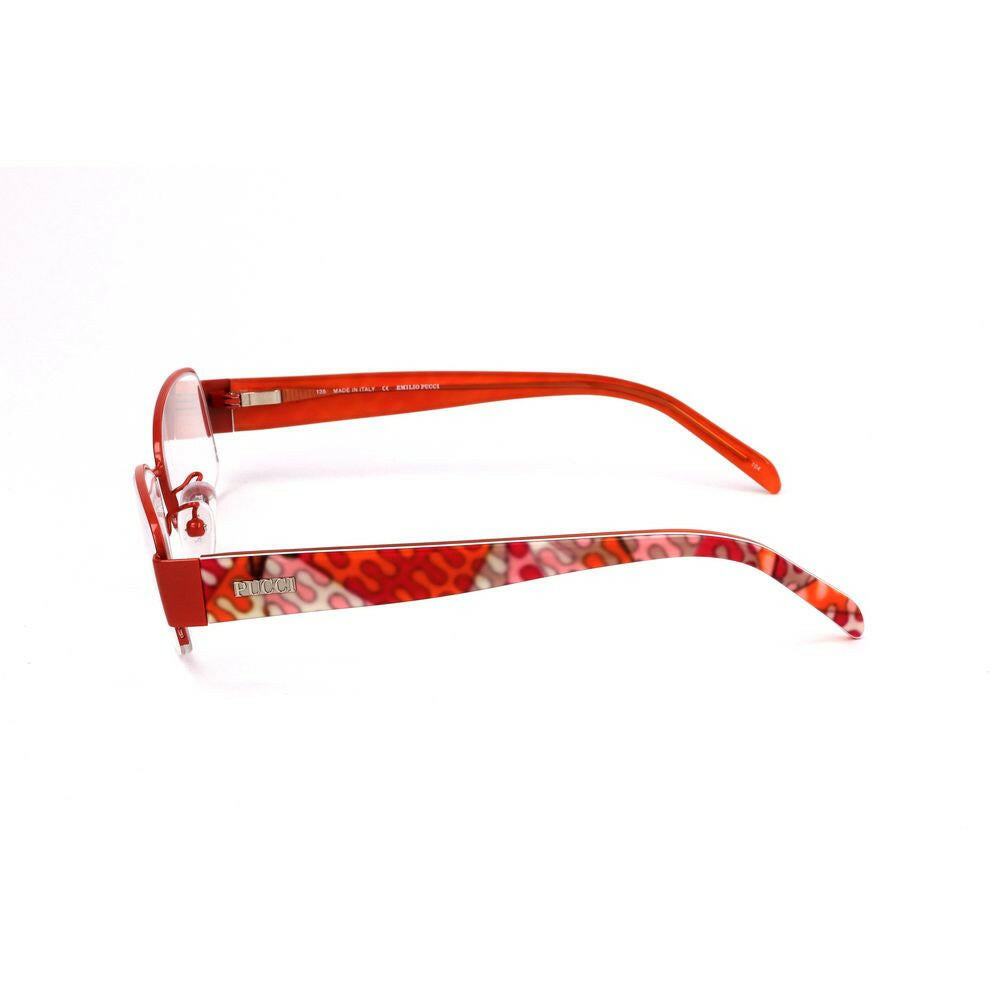 Emilio Pucci Orange Metal Frames.