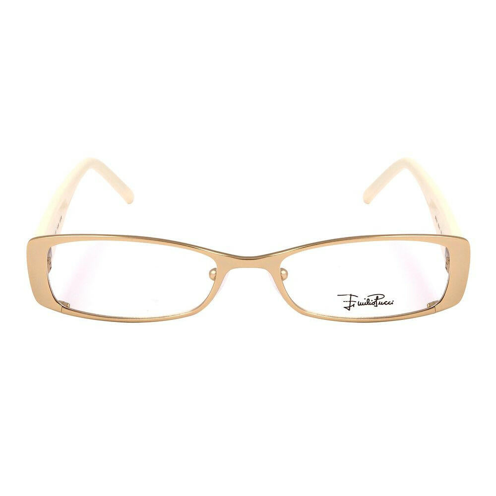 Emilio Pucci Gold Metal Frames.