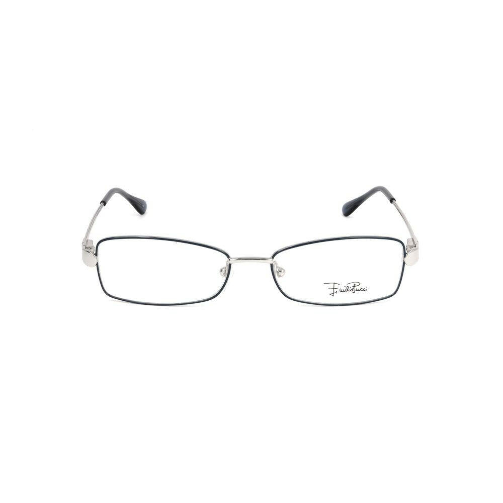 Emilio Pucci Silver Metal Frames.