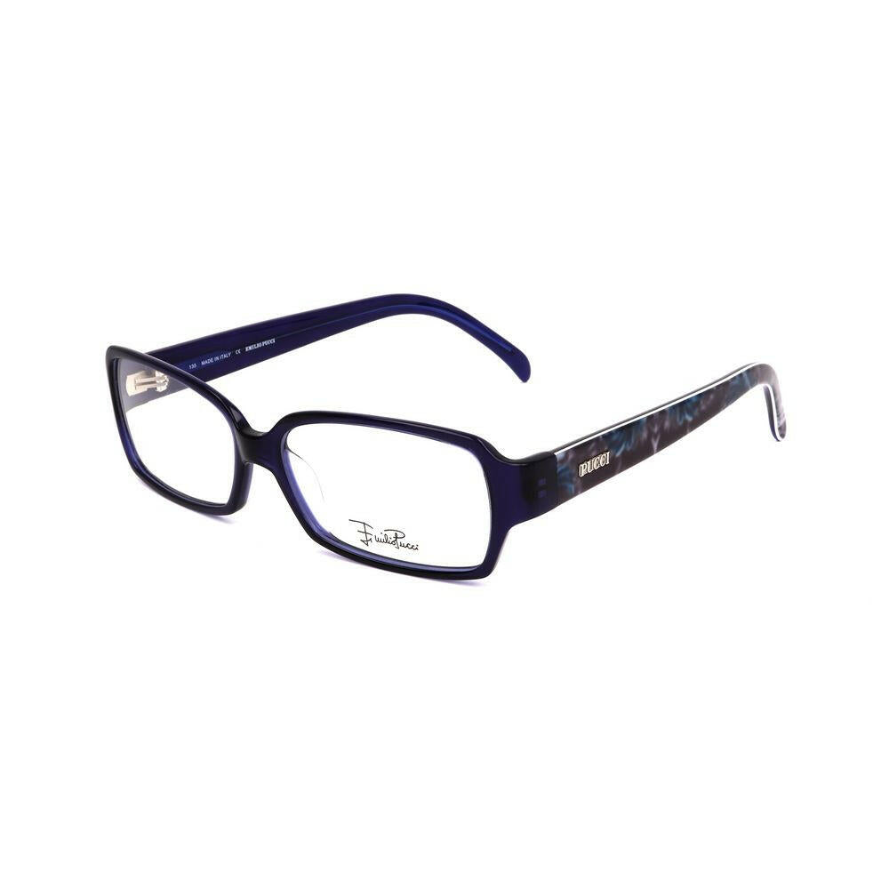Emilio Pucci Blue Plastic Frames.