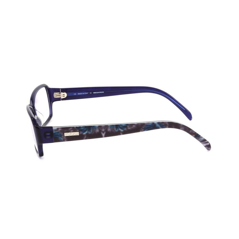 Emilio Pucci Blue Plastic Frames.
