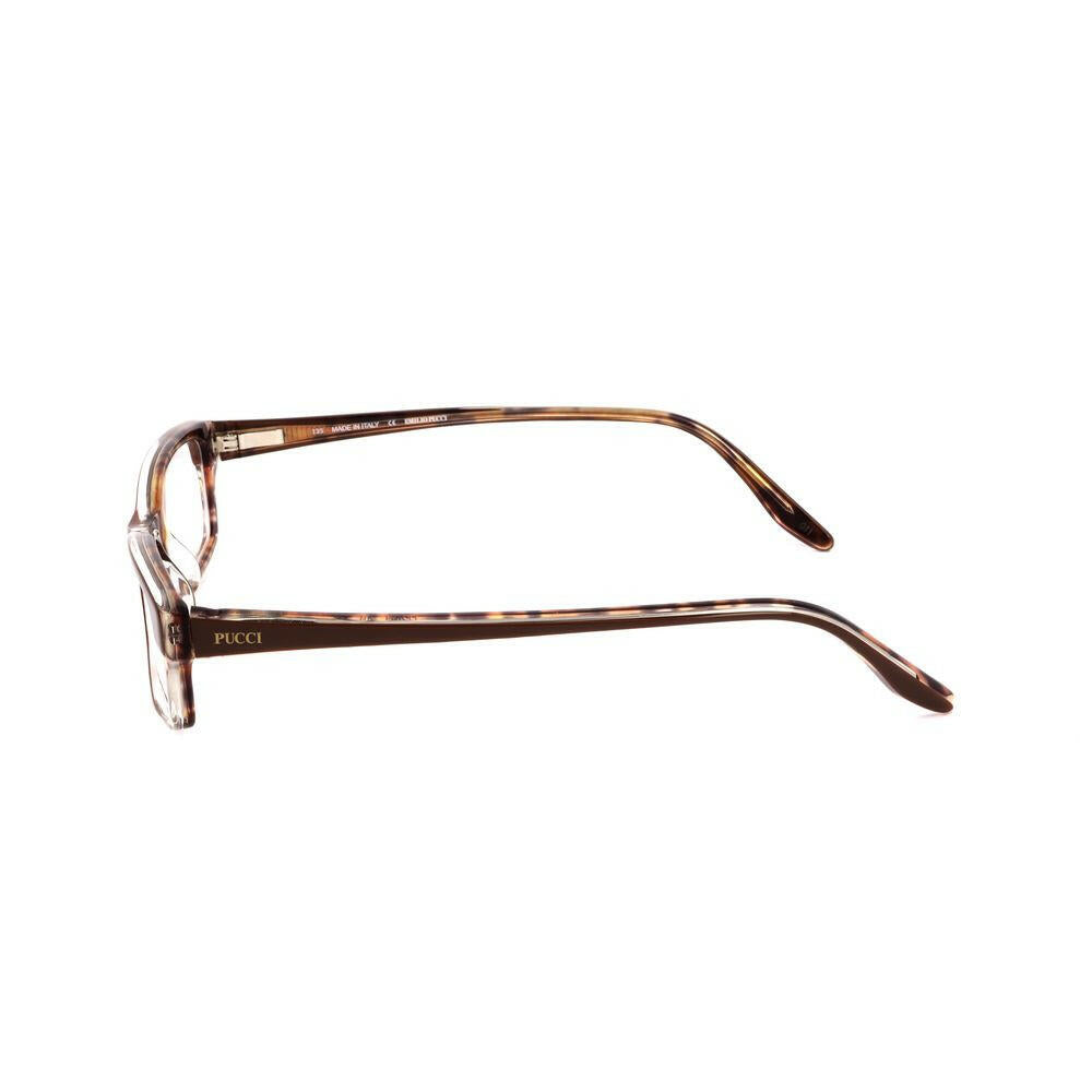 Emilio Pucci Brown Plastic Frames.