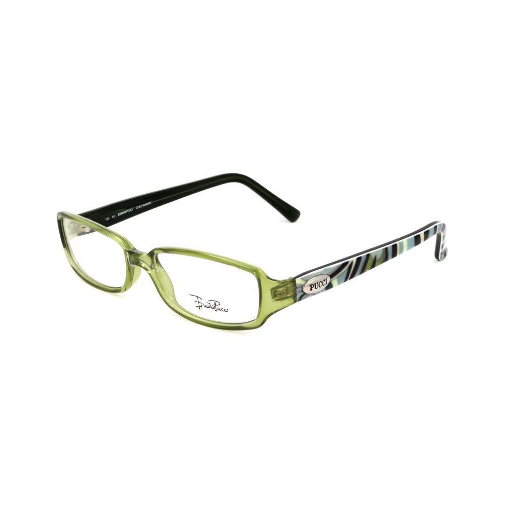 Emilio Pucci Green Plastic Frames.
