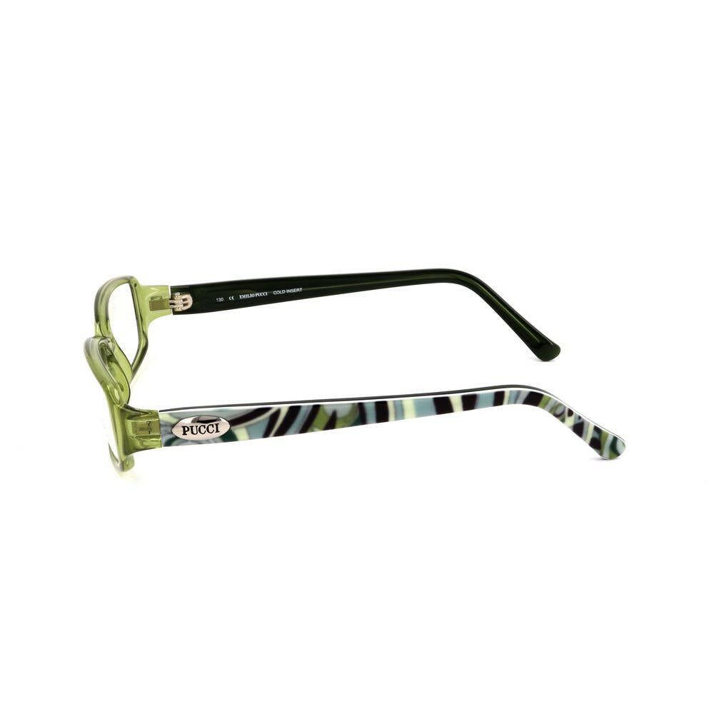 Emilio Pucci Green Plastic Frames.