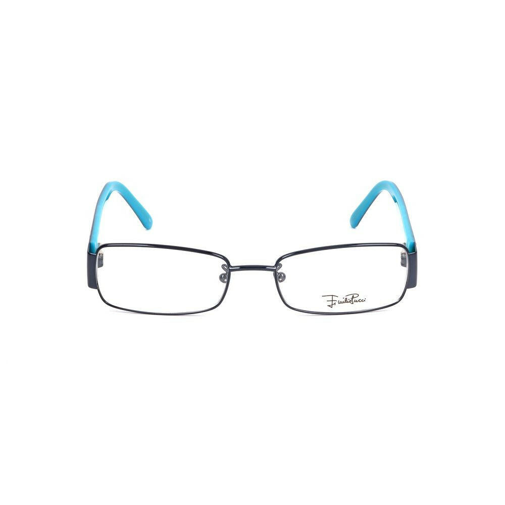 Emilio Pucci Blue Metal Frames.