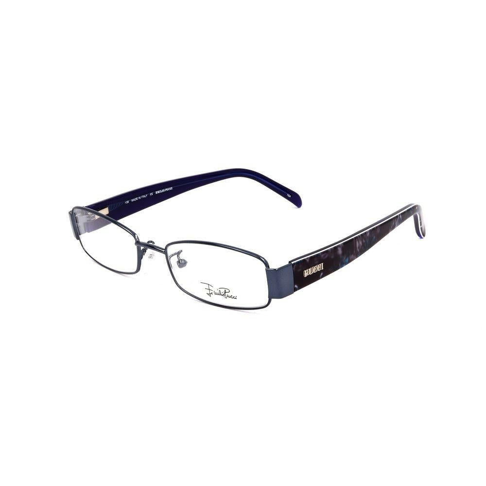 Emilio Pucci Blue Metal Frames Emilio Pucci