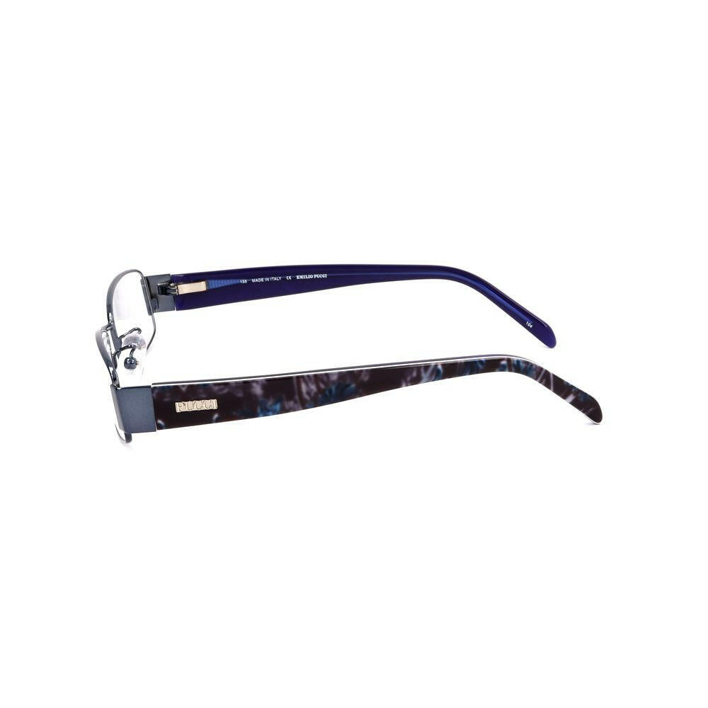 Emilio Pucci Blue Metal Frames Emilio Pucci