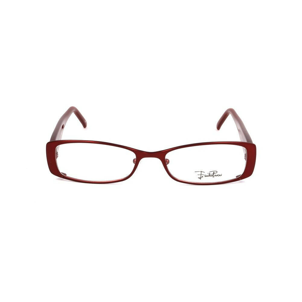 Emilio Pucci Red Metal Frames Emilio Pucci