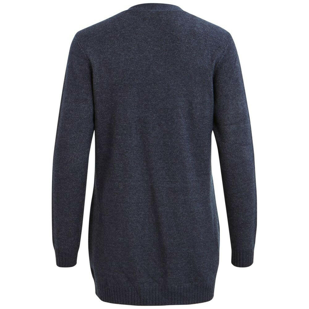 Vila Clothes Blue Viscose Cardigan Vila Clothes