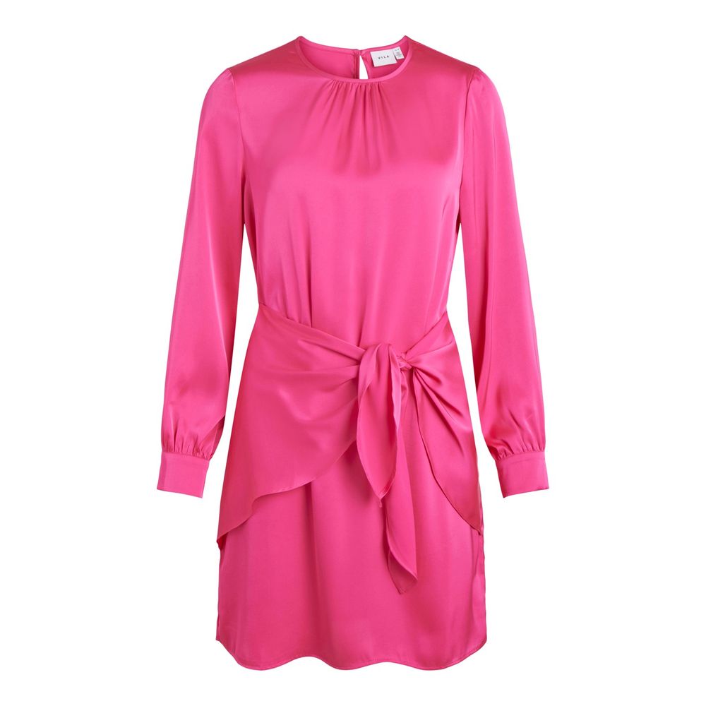 Vila Clothes Pink Polyester Short Vila Clothes