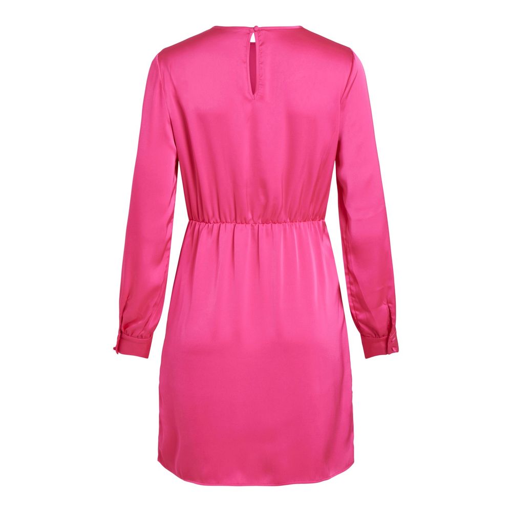 Vila Clothes Pink Polyester Short Vila Clothes