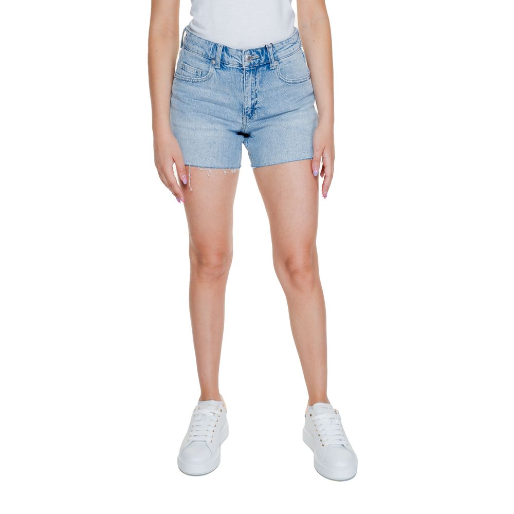 Vero Moda Light Blue Cotton Short Vero Moda