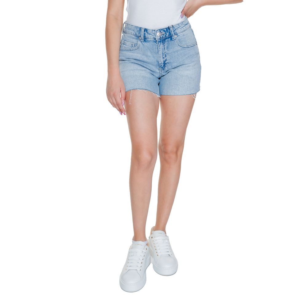 Vero Moda Light Blue Cotton Short Vero Moda