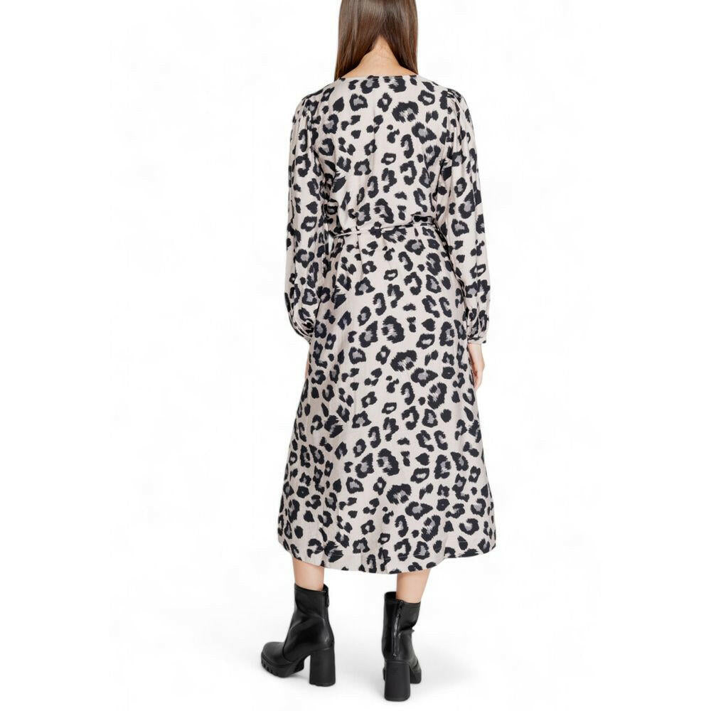 Jacqueline De Yong Gray Viscose Long Jacqueline De Yong