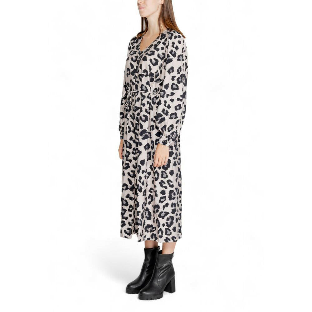 Jacqueline De Yong Gray Viscose Long Jacqueline De Yong