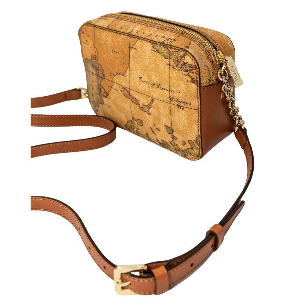 Alviero Martini Prima Classe Beige Cotton Handbag Alviero Martini Prima Classe