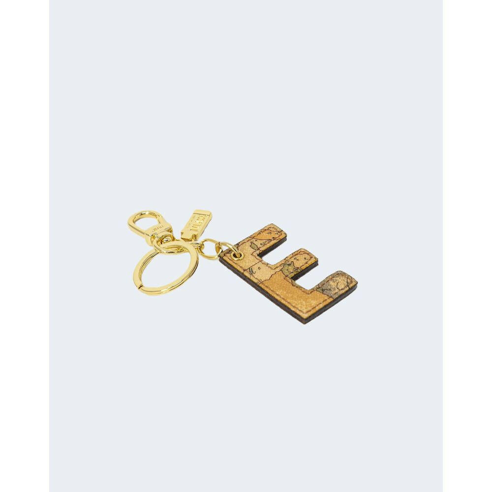 Alviero Martini Prima Classe Beige Leather Keychain Alviero Martini Prima Classe