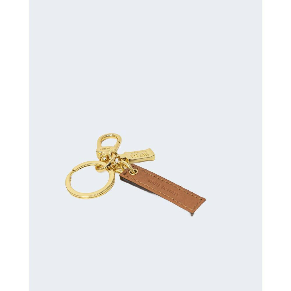 Alviero Martini Prima Classe Beige Leather Keychain Alviero Martini Prima Classe