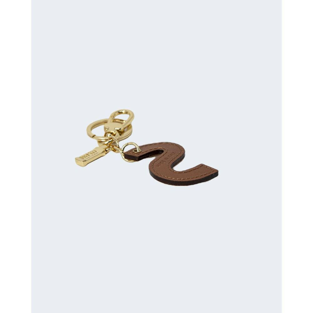 Alviero Martini Prima Classe Beige Cotton Keychain Alviero Martini Prima Classe