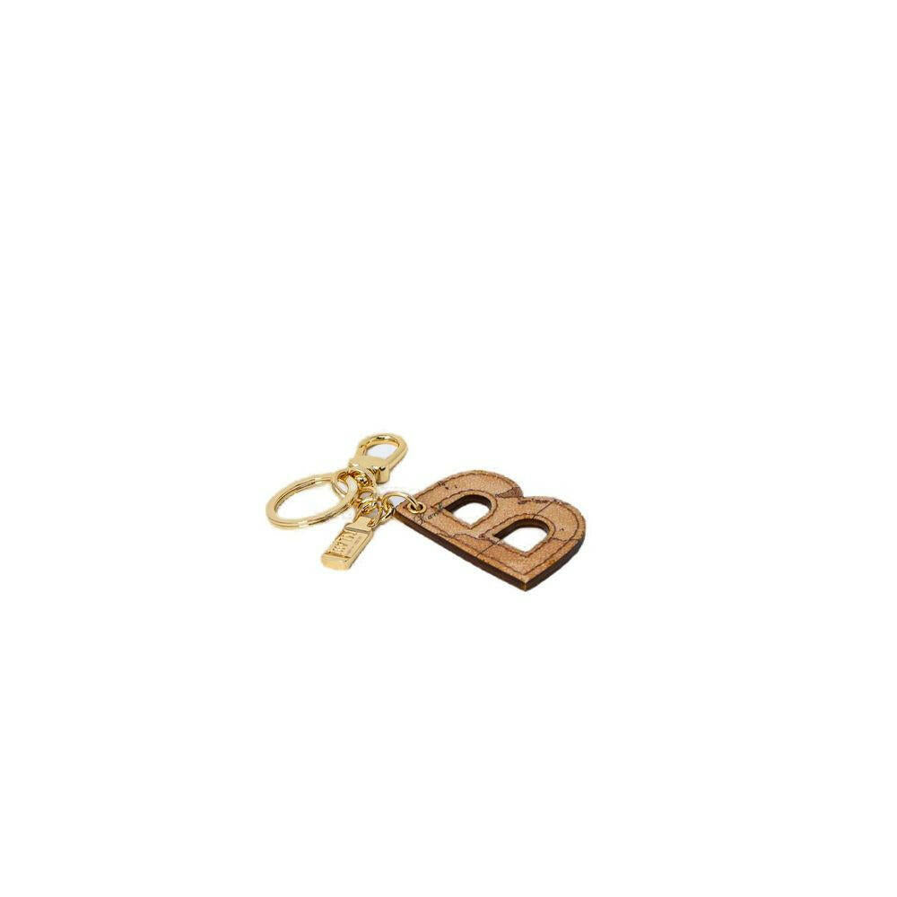 Alviero Martini Prima Classe Beige Cotton Keychain Alviero Martini Prima Classe