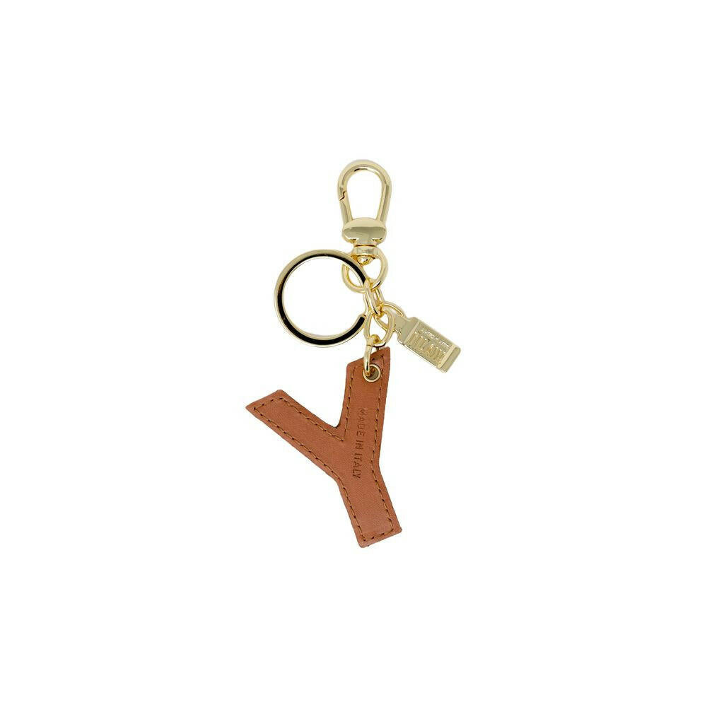 Alviero Martini Prima Classe Beige Artificial Leather Keychain Alviero Martini Prima Classe
