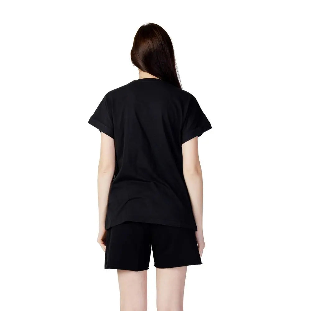Blauer Black Cotton T-Shirt Blauer