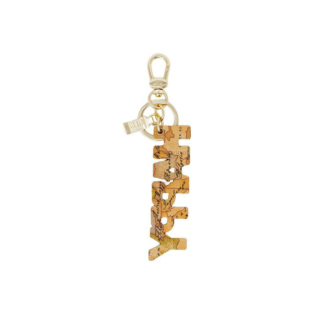 Alviero Martini Prima Classe Beige Polyester Keychain Alviero Martini Prima Classe