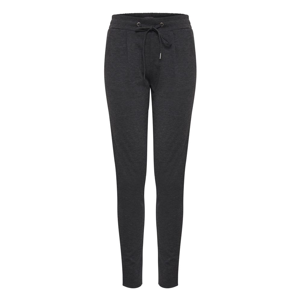 ICHI Gray Polyester Pant ICHI