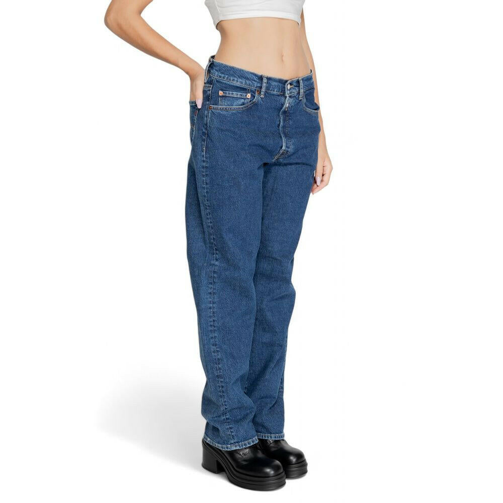 Replay Blue Cotton Mom Jean Replay