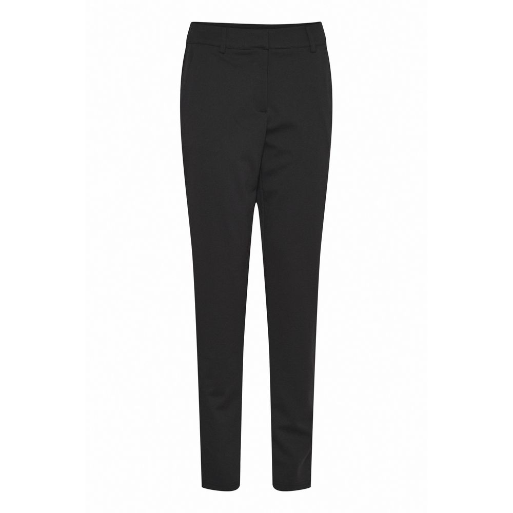 ICHI Black Recycled Polyester Pant ICHI