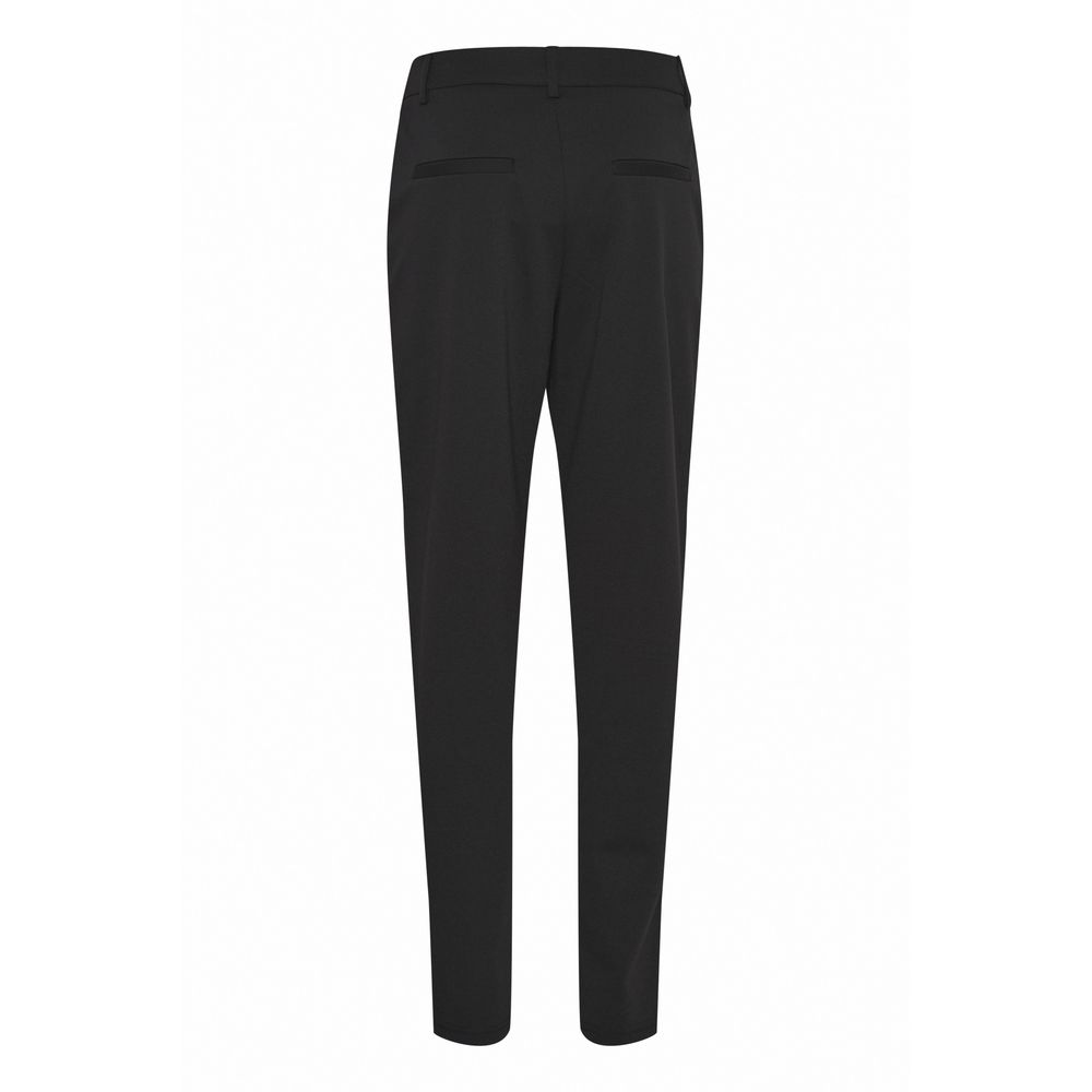 ICHI Black Recycled Polyester Pant ICHI