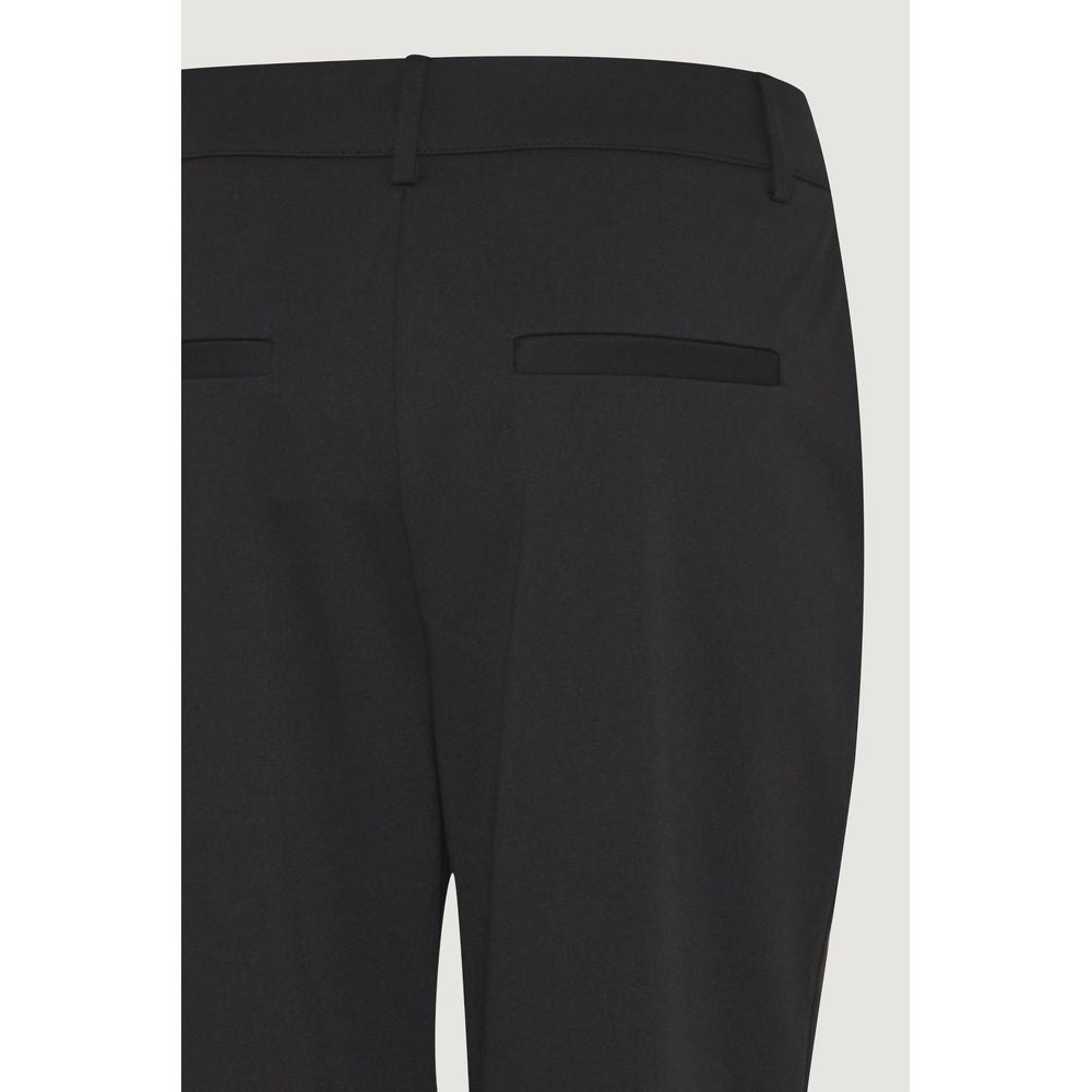 ICHI Black Recycled Polyester Pant ICHI