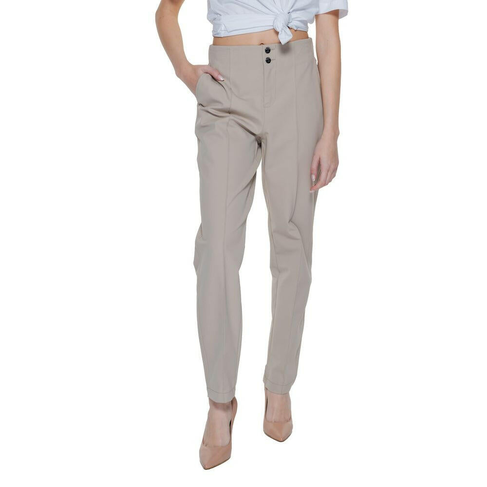 Street One Beige Polyamide Pant Street One