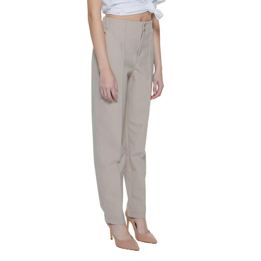Street One Beige Polyamide Pant Street One
