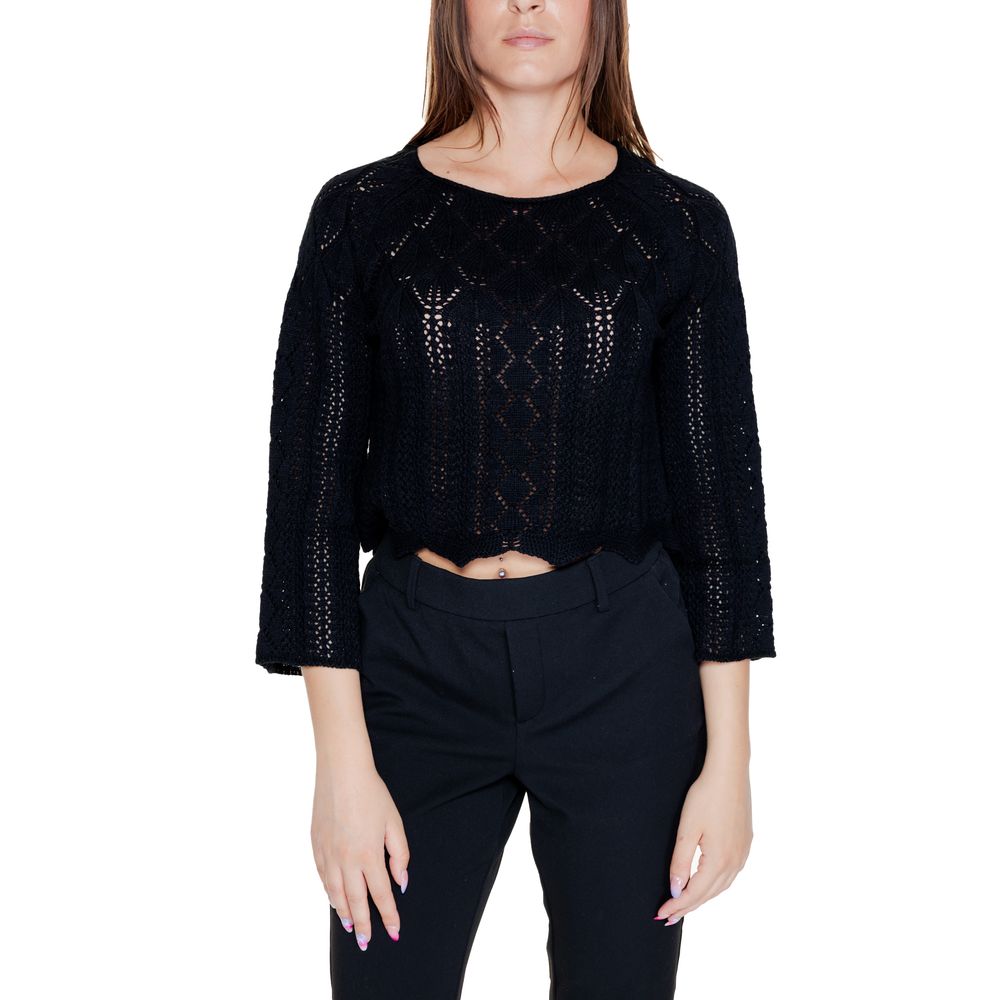 Vero Moda Black Cotton Sportswear Vero Moda