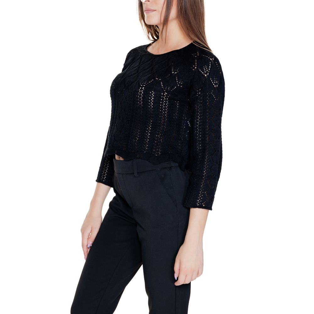 Vero Moda Black Cotton Sportswear Vero Moda