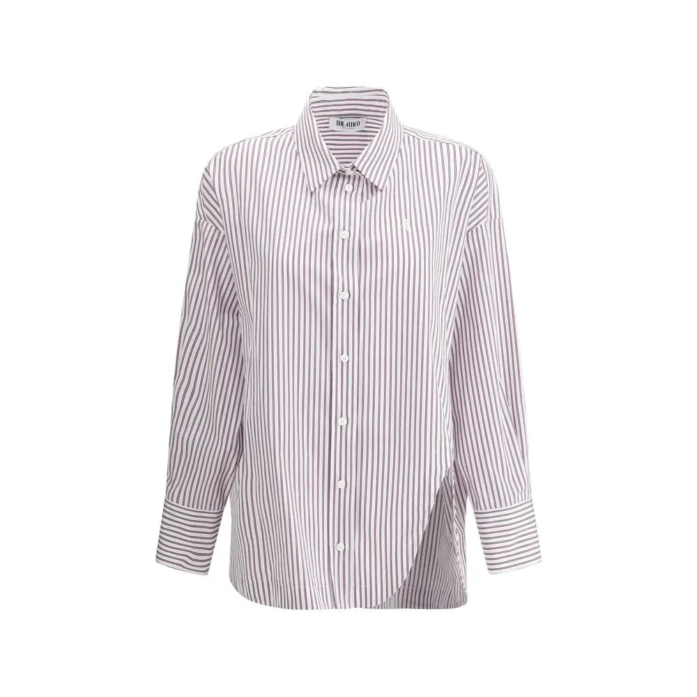 The Attico Asymmetrical strip Shirt The Attico
