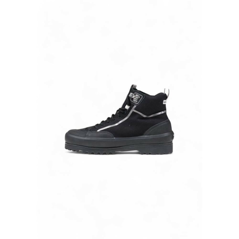 Superga Black Fabric Sneaker Superga