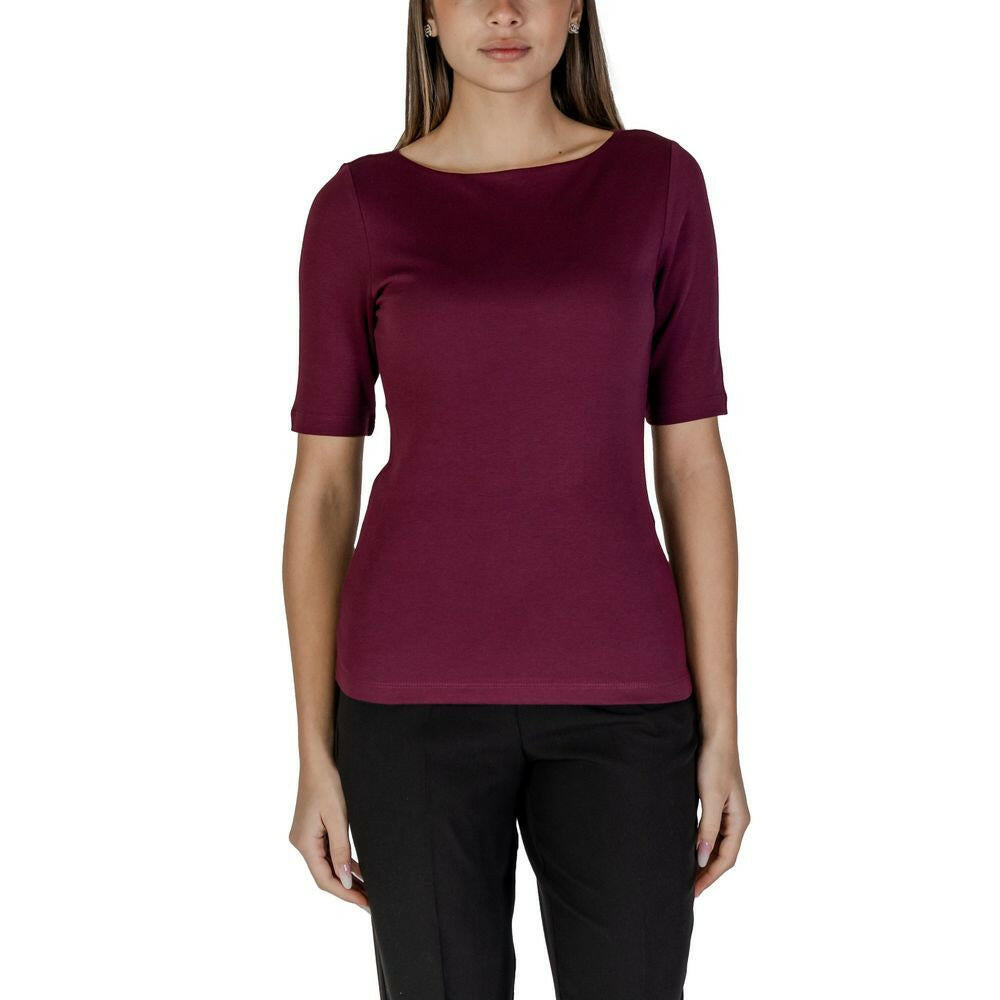 Street One Purple Cotton T-Shirt Street One